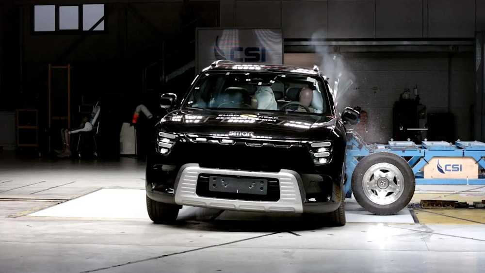 smart #5 seitlicher Crashtest