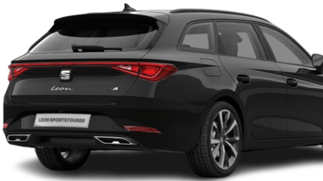 Seat Leon Sportstourer Heckansicht Schwarz