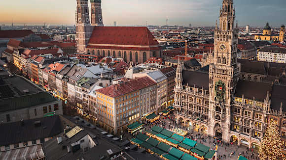 München Frauenkirche Skyline