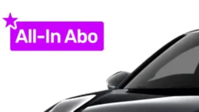 All-In Abo Textblase bei Auto