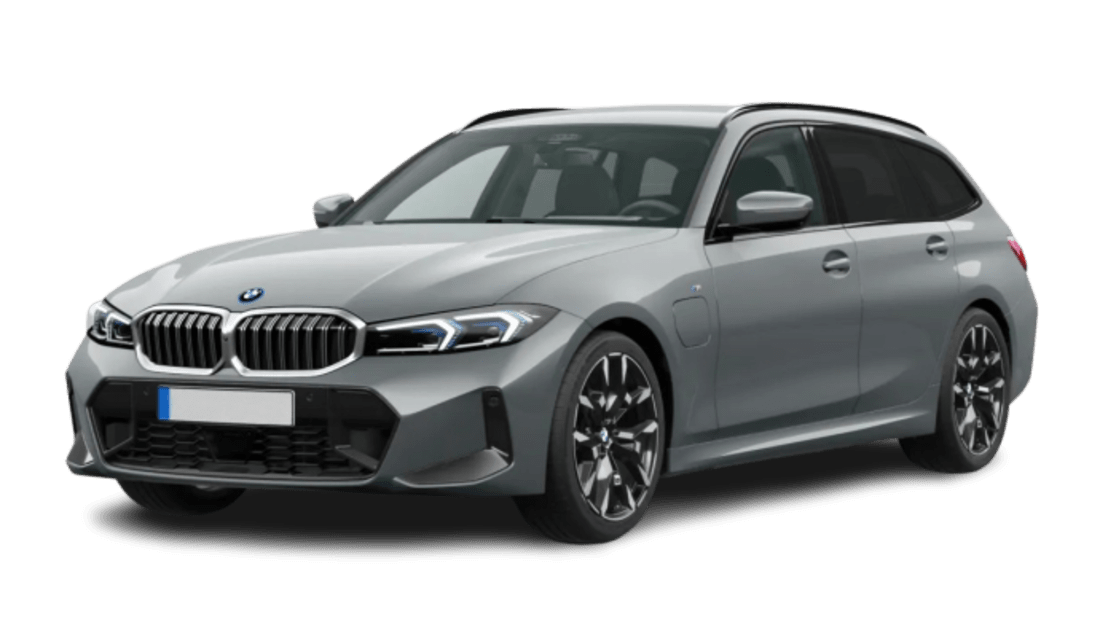 BMW 330e Touring grau