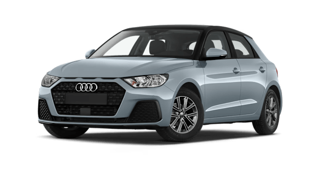 Audi A1 Front mit angeschrägten Rädern
