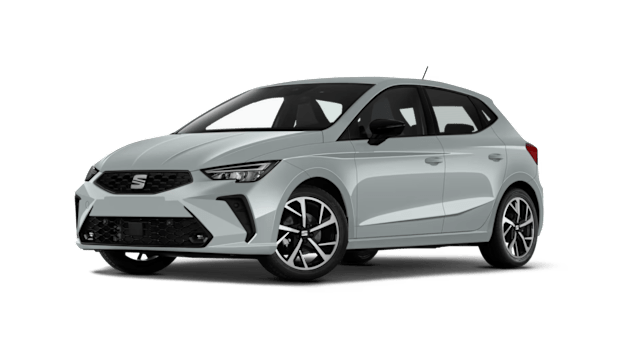 Seat Leon Ansicht von vorne mit angeschrägten Rädern