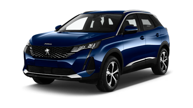 Peugeot 3008 front blue