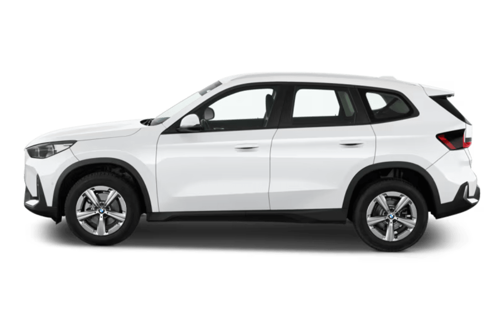BMW_X1_Weiß_Seitenansicht