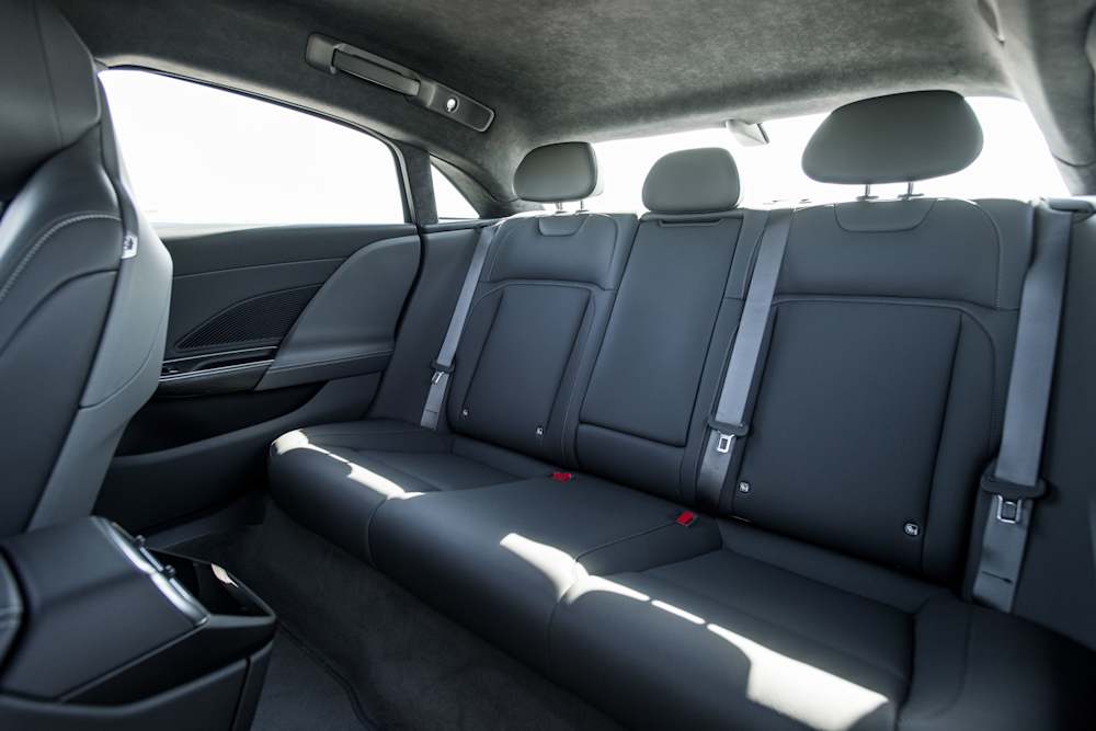 Lucid Air Interieur mit Rückbank
