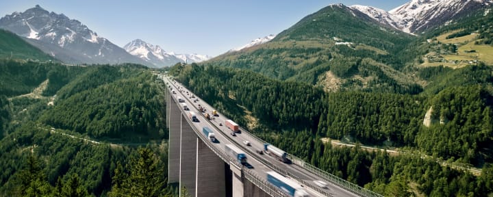 Bild der Europabrücke Brenner Autobahn