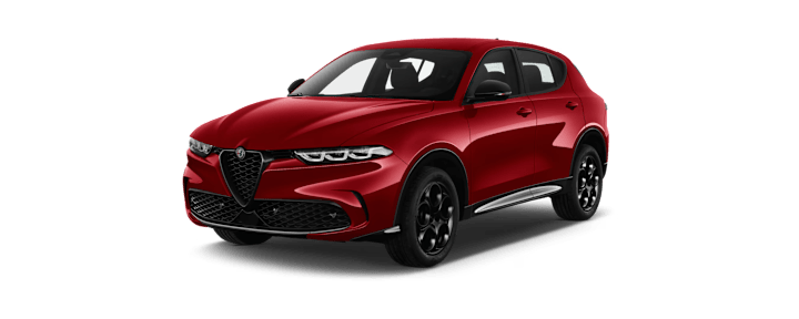 Alfa Romeo Tonale front view red