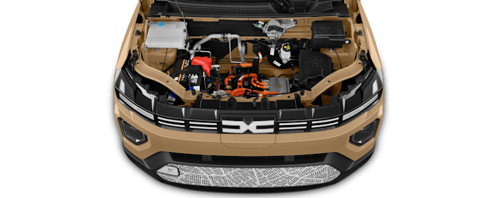 Dacia Spring Engine View