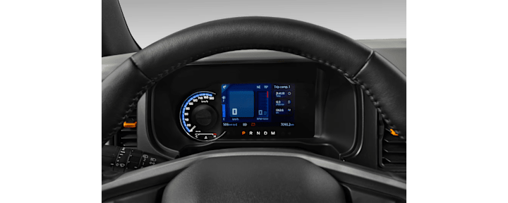 Ford Bronco Steering Wheel View