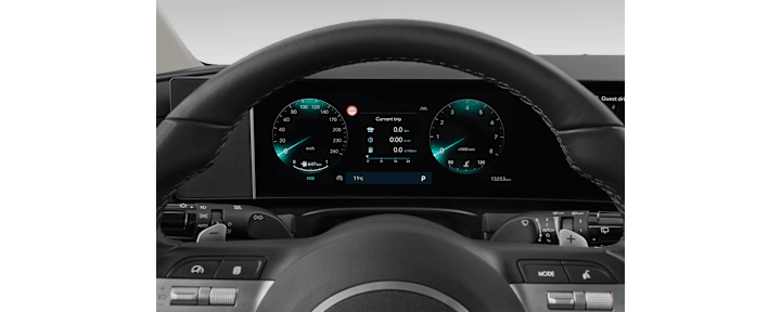 Hyundai Tucson Steering Wheel View