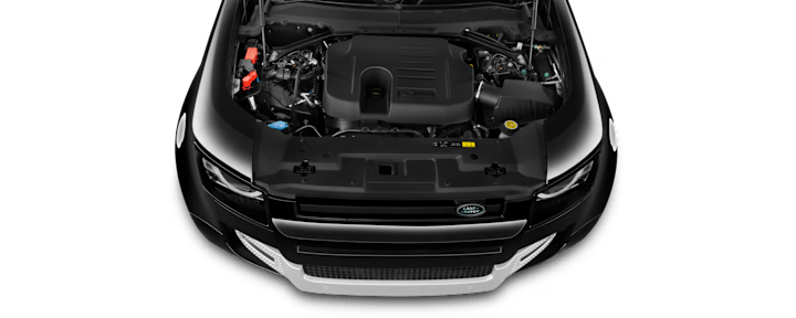 Land Rover Defender Engine View