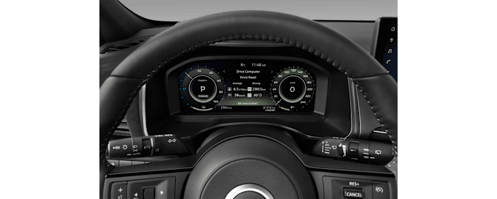 Nissan Qashqai Steering Wheel View