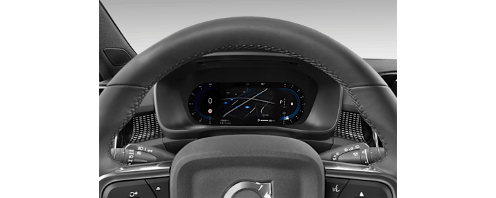 Volvo XC40 Lenkrad und Tachoanzeige