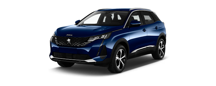 Peugeot 3008 front blue