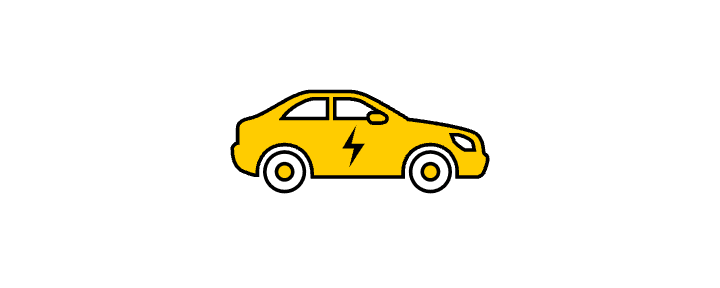 Piktogramm E-Auto