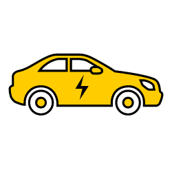 Piktogramm E-Auto