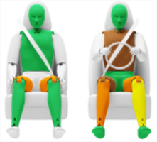 Frontalcrash fahrende Barriere