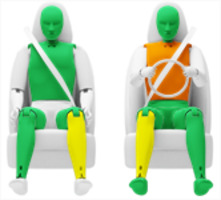 Frontalcrash fahrende Barriere