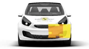 Frontalcrash fahrende Barriere