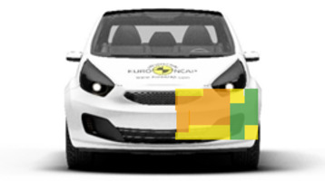 Frontalcrash fahrende Barriere