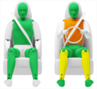 Frontalcrash fahrende Barriere