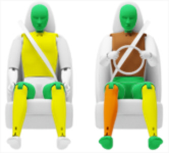 Frontalcrash fahrende Barriere
