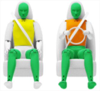 Frontalcrash fahrende Barriere