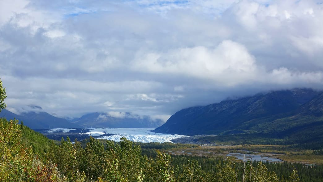 Der Matanuska-Gletscher nordwestlich von Anchorage