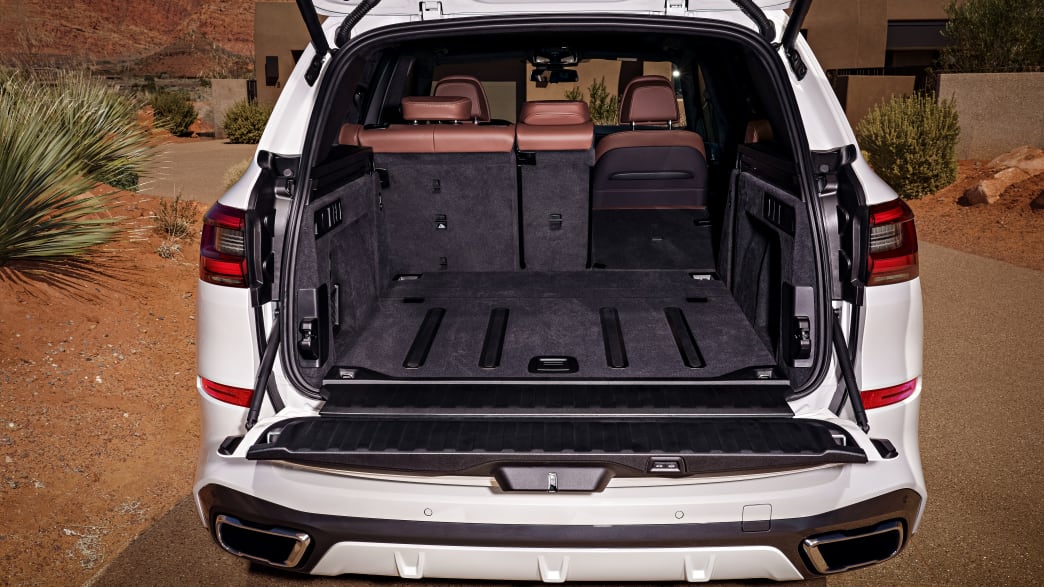 Blick in den Kofferraum des X5 BMWs von 2018