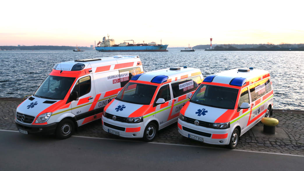 Rettungswagen von Clinotrans Ambulanz Service
