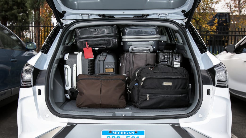 Kofferraum eines weissen Hyundai Nexo