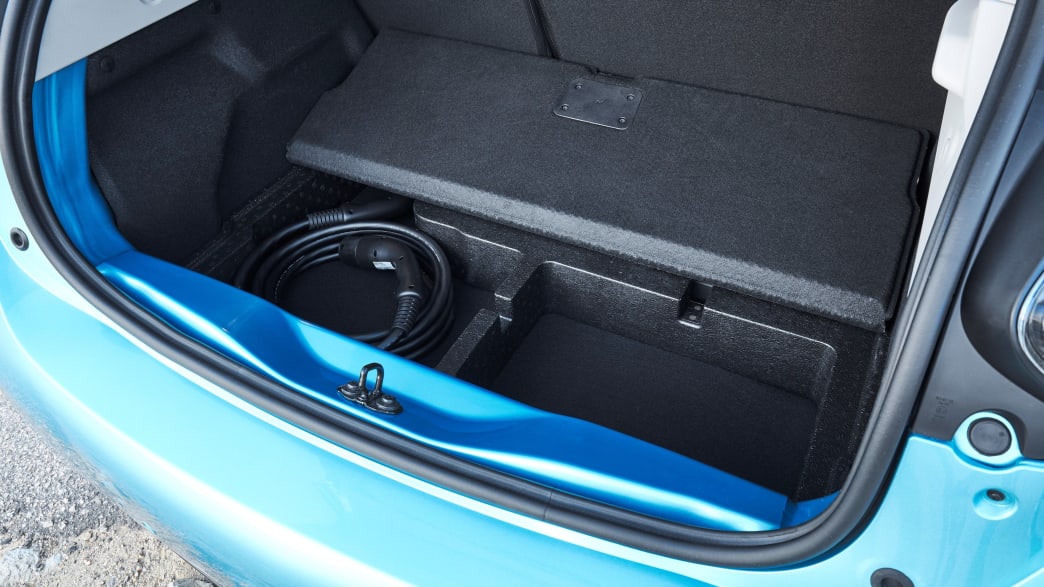 Der Kofferraum des Renault Zoe Elektro