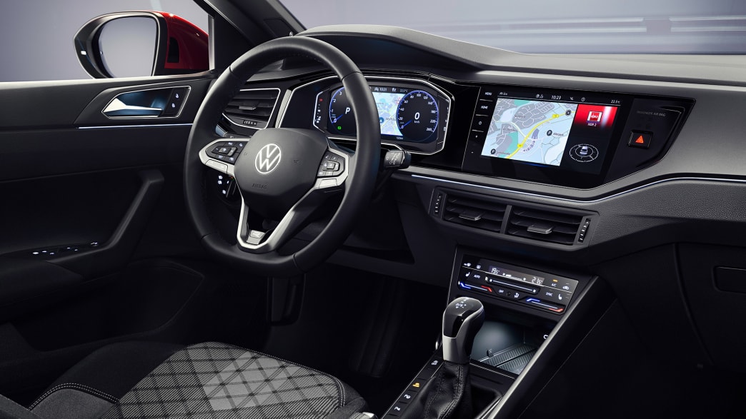 Das Cockpit des VW Taigo