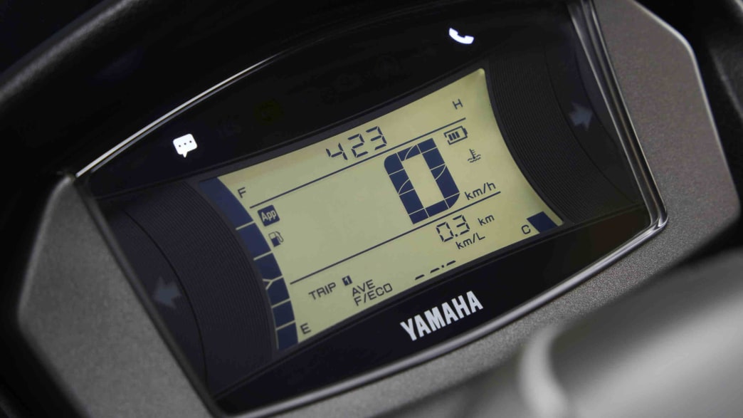 das Display der Yamaha NMAX 125