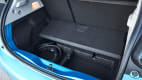Kofferraum  eines blauen Renault Zoe