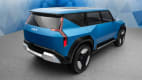 Heck und Seitenansicht des Kia EV9 Concept