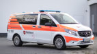 Ein Rettungswagen des Malteser Rettungsdienstes