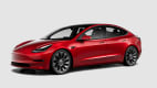 Stehender Tesla Model 3