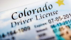 Amerikanischer Führerschein aus Colorado