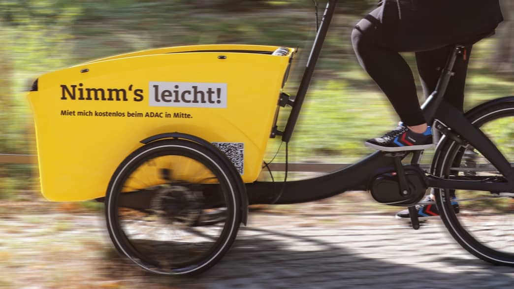 Lastenrad ADAC Geschäftsstelle Berlin-Mitte