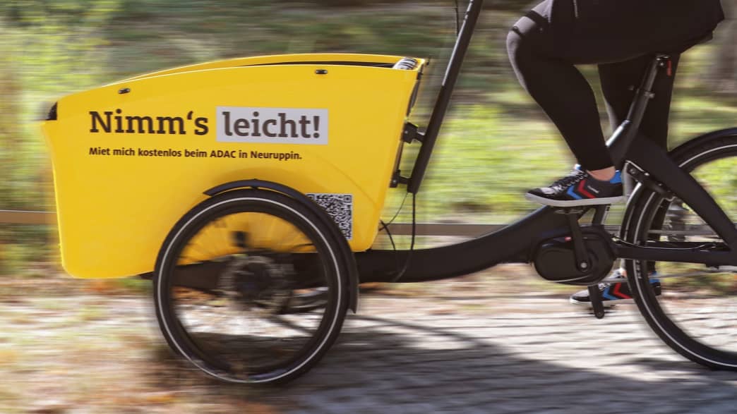 Lastenrad ADAC Geschäftsstelle Neuruppin
