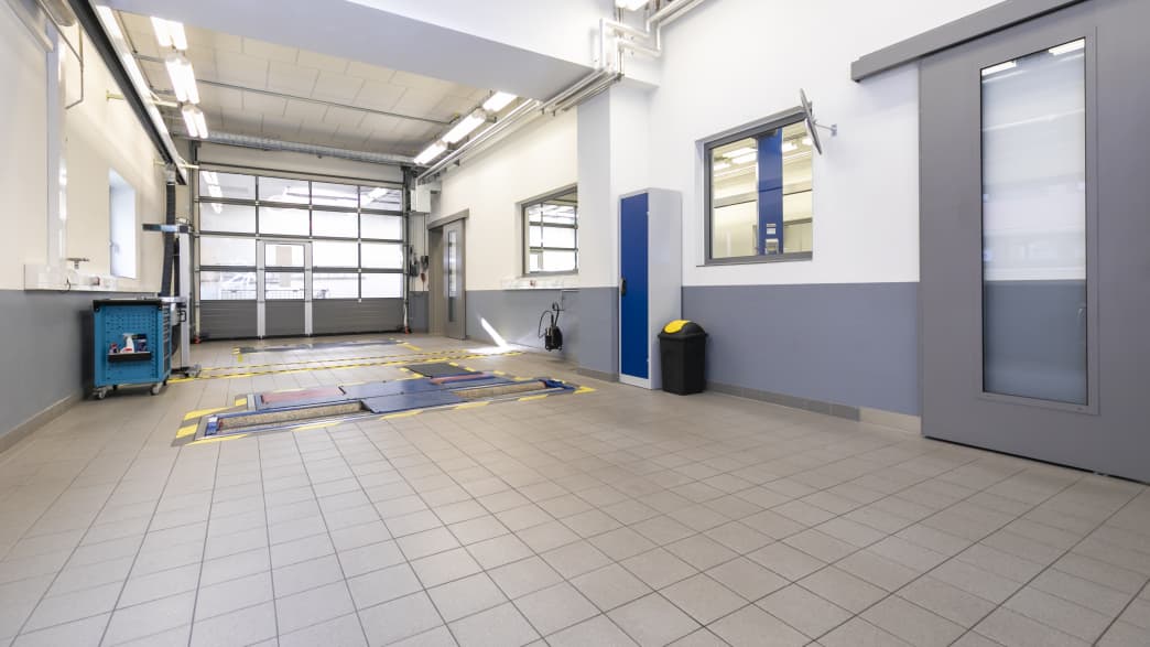 Innenansicht ADAC Prüfzentrum Hamburg
