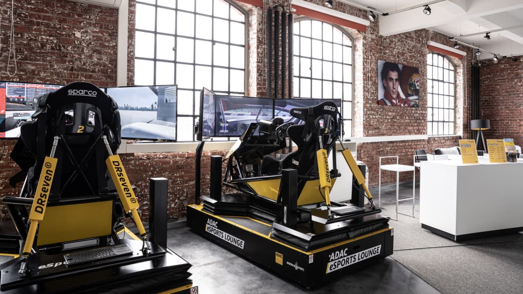 ADAC eSports Lounge in der Klassikstadt Frankfurt