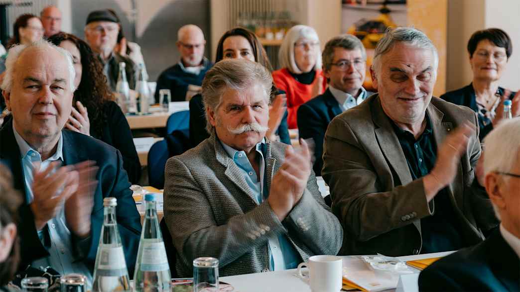 Aufnahme vom Publikum bei der Mitgliederversammlung.