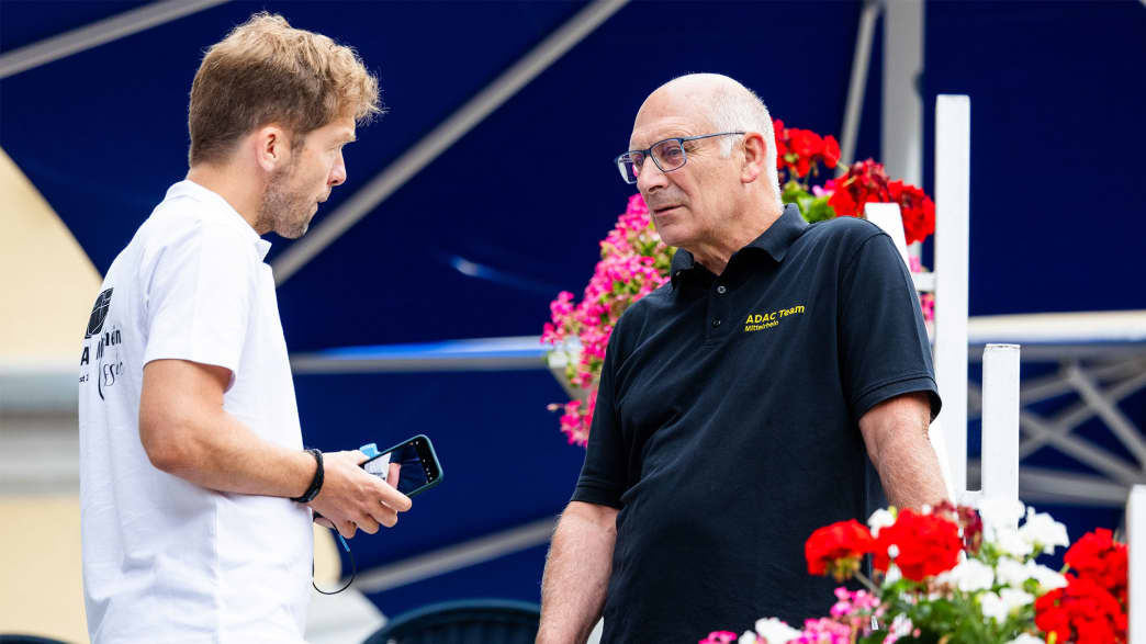 Mirco Hillmann und Jörg Hennig im Gespräch.