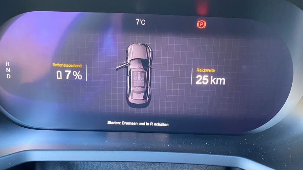 Ankunft zuhause nach 250 Kilometer ohne Zwischenhalt über Autobahn und Landstraße bei Temperaturen um den Gefrierpunkt.