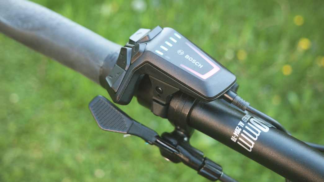 Die Schaltung am Lenker des E-Bike-Haibike ADVENTR 10