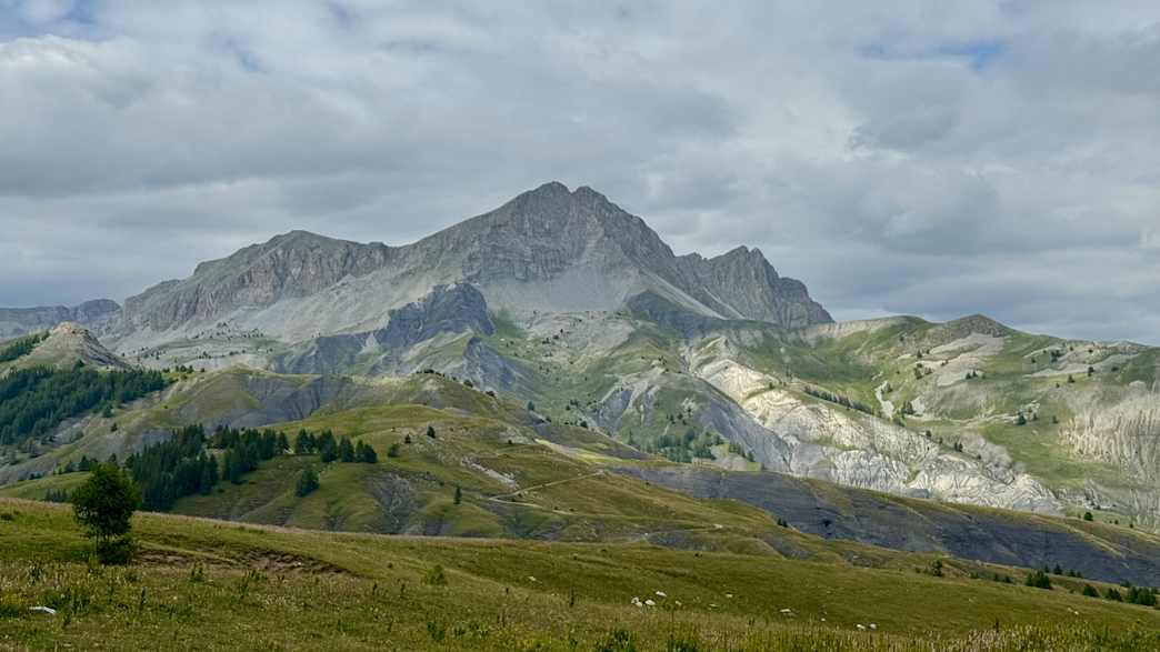 Bergpanorama am Col de Champs