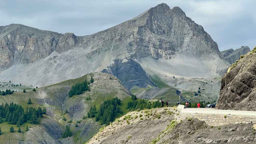 Fahrstrecke am Col de Champs, landschaftlich reizvolle Motorradroute